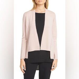 EILEEN FISHER Drape Merino Responsible Wool Cardigan in Sugarplum